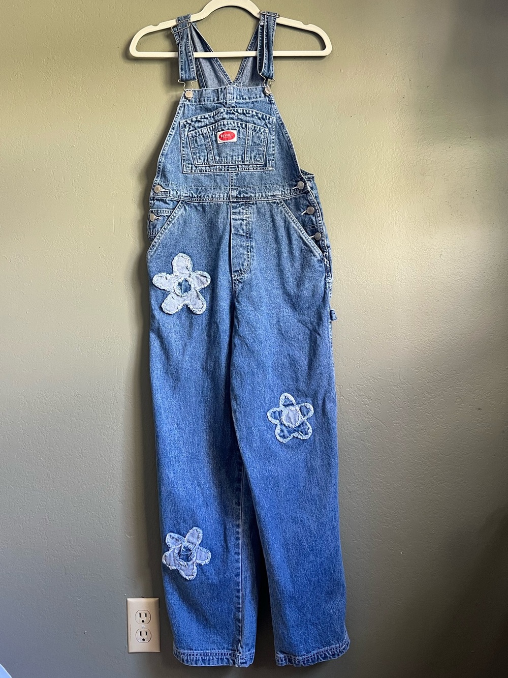 Vintage 90’s Revolt Overalls with flowers